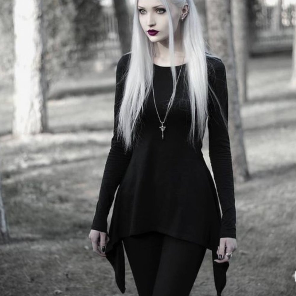 Killstar Cora Long Sleeve Top (S)